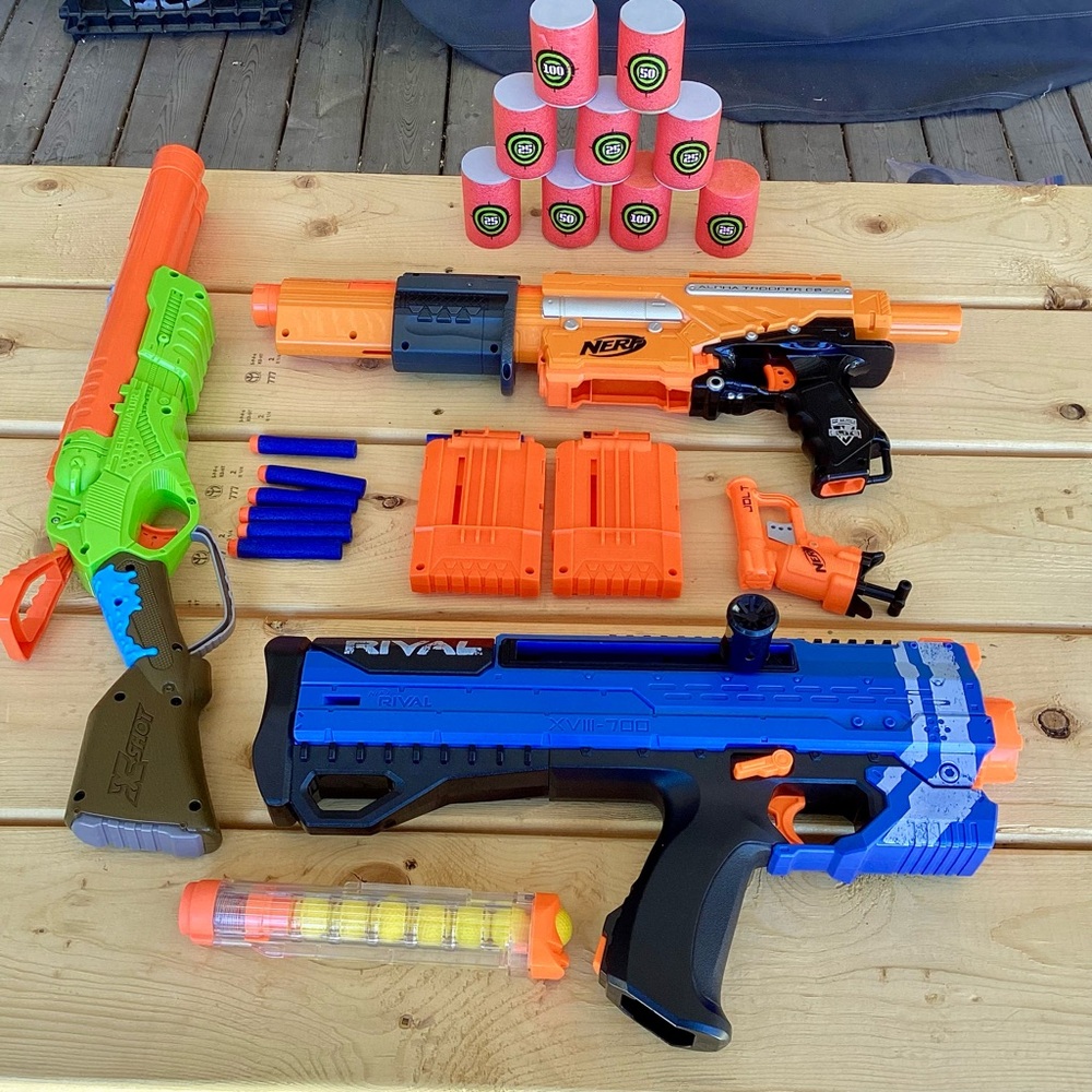 NERF | 4 x Action Blasters